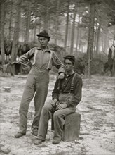 Petersburg, Va. Two youthful military telegraph operators at headquarters 1864