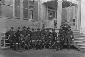 Petersburg, Virginia. Surgeons of 10th Army Corps 1865