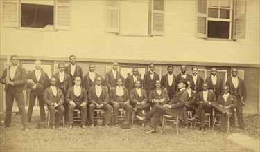 African American baseball team, Danbury, Connecticut 1880