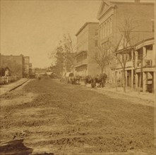 Decatur Street, Masonic Hall, and Trout House 1864