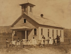 Pleasant Green School--one-room colored school near Marlinton, W. Va. 1921