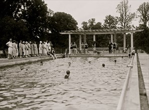 Pool at the Manor Club 1925