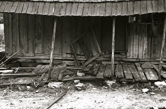 Porch of home of Sam Nichols, rehabilitation client, Boone County, Arkansas 1935
