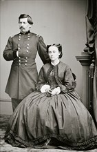 Portrait of Maj. Gen. George B. McClellan, officer of the Federal Army, and his wife, Ellen Mary Marcy 1863