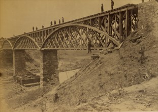 Potomac Creek Bridge, Aquia Creek & Fredericksburg Railroad, April 18, 1863 1863