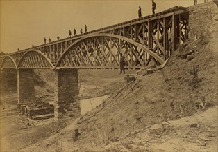 Potomac Creek Bridge, Aquia Creek & Fredericksburg Railroad, April 18, 1863 1863