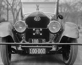 Presidential Shield on the Front of his Car 1922