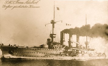 PRINCE ADALBERT German heavy cruiser