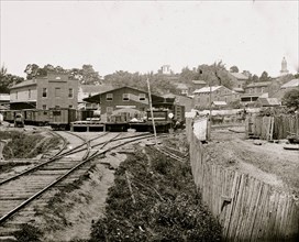 Railroad depot in Warrenton 1862