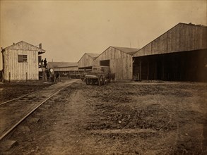 Government hay barns, Alexandria, Va., July, 1863 1863