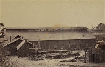 Railroad Turntable at Petersburg Virginia 1863