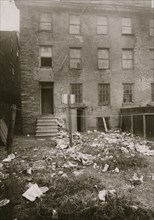 Rear of a six-family house, 230 Richmond Street, Providence.  1912