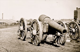 Richmond, Va. Captured siege guns at Rocketts; 1865