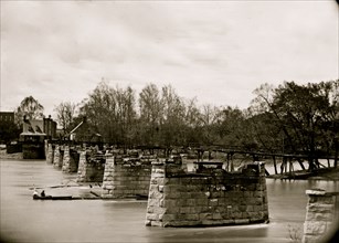 Richmond, Va. Ruins of Mayo's Bridge 1865