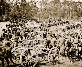 Richmond, VA. Wagon park [crossed out] Fair Oaks, June 1862 1863