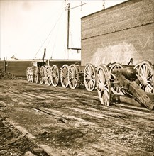 Richmond, Virginia. Confederate artillery 1865