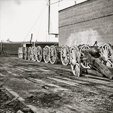 Richmond, Virginia. Confederate artillery 1865