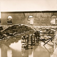 Richmond, Virginia. Ruins along the canal 1865