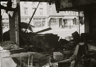 Riot damage in D.C. 1968