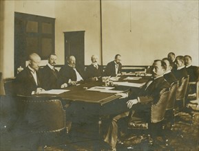Peace conference in session 1905