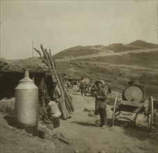 Russian encampment outside Port Arthur 1905
