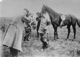 Russian Officer Bows to Prince Kanin 1905