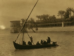 Sailing on the Nile 1908