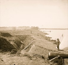 Savannah, Georgia (vicinity). View of Fort McAllister on the Ogeechee River 1864