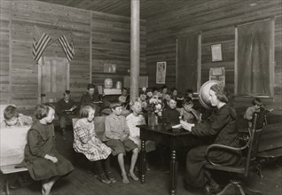 School in Session - (Sunset school). 1921