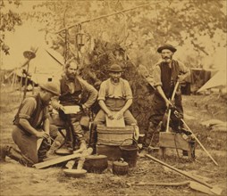 Servants at quarters of Prince de Joinville  1862