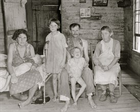 Sharecropper family at home 1935