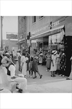 Blacks Shopping on Main Street 1939