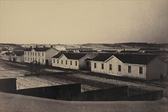 Sickel Hospital, looking toward Fairfax Seminary, January 5, 1865 1863