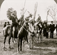Sioux Indians and ponies 1919