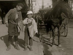 Jewish Newsboys in Dallas 1913