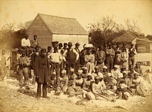 Slaves of the rebel Genl. Thomas F. Drayton, Hilton Head, S.C. 1862