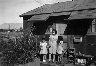 Mrs. Naguchi and two children 1943
