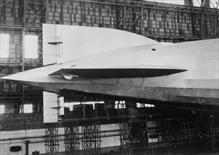stern of ZR-1 showing rudders 1923