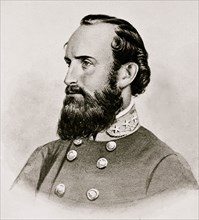 Stonewall Jackson, Confederate General Portrait 1863