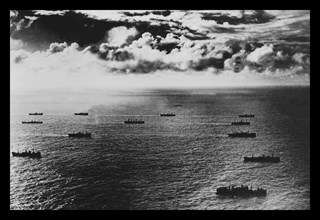 Liberty Ships in Convoy 1942