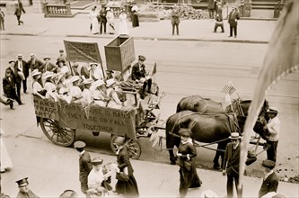 Suffrage Hay Wagon 1914