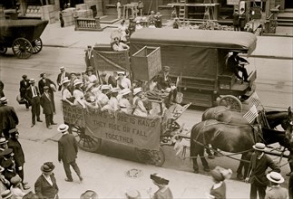 Suffrage Hay Wagon 1914