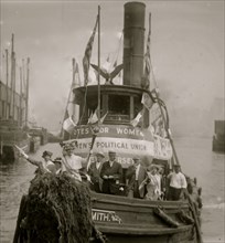 Suffrage Tug, Jersey City 1913