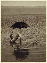 Buoyancy in a Salt Water Dead Sea 1920