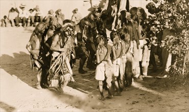The Antelope dance--Hopi Indian dancers  1921