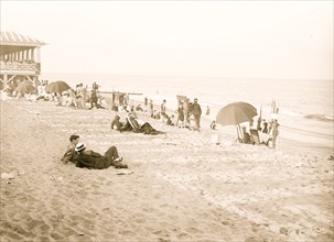 the Beach at Asbury Park 1912