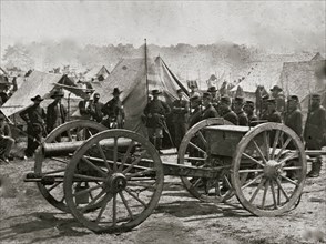 The Peninsula, Va. A 12-pdr. howitzer gun captured by Butterfield's Brigade near Hanover Court House, May 27, 1862 1862