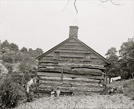 Old Cabin in Rural Virginia 1919