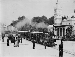 Trains at the Paris Universal Exposition in 1900 1900