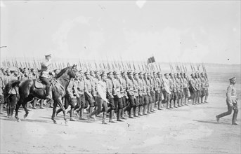 Tsarist Infantry Passes in Review 1905